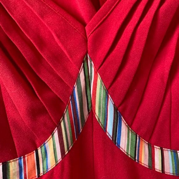 Red Rainbow Dress | S - Picture 3 of 4